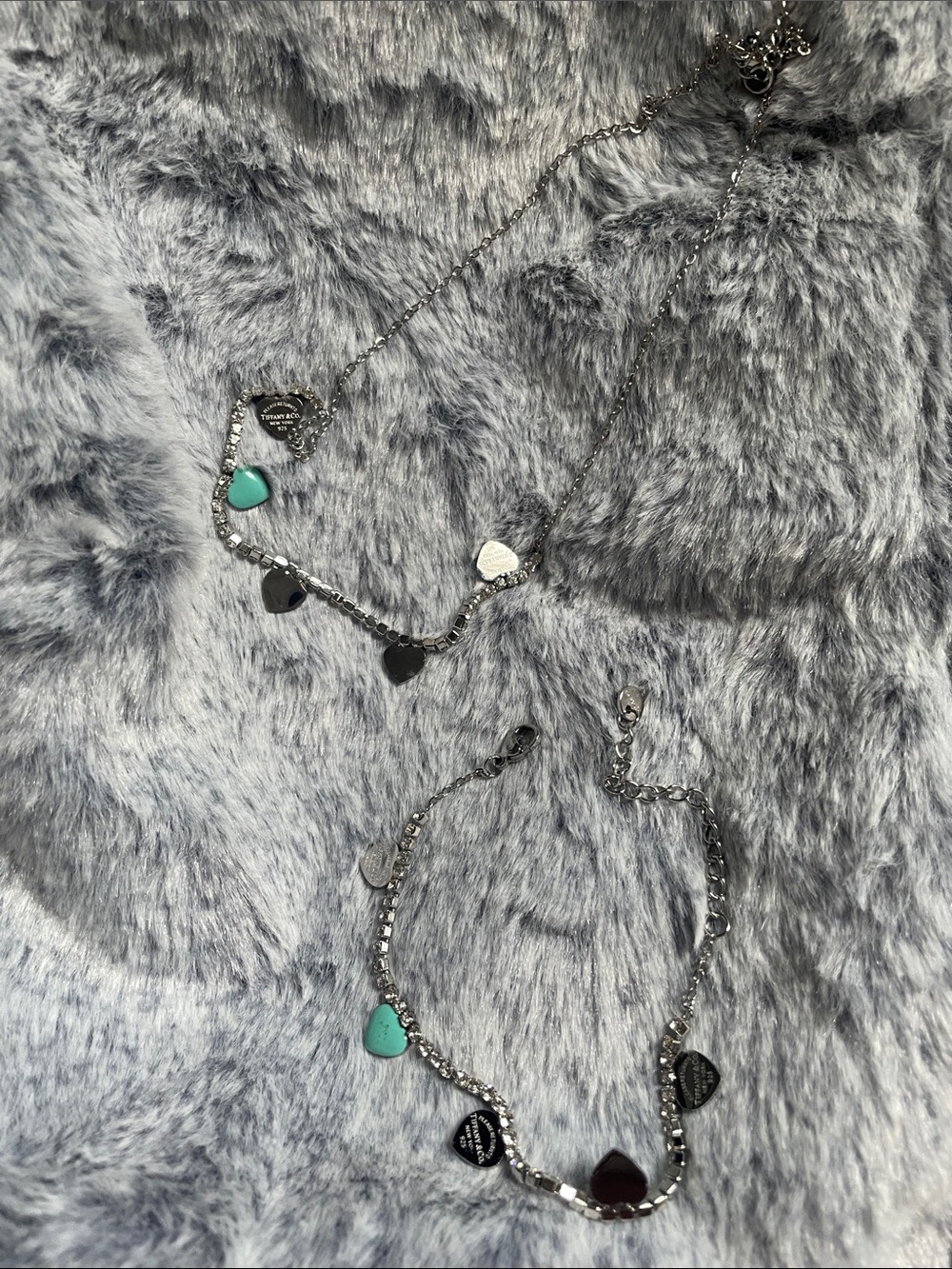 unbranded necklace and bracelet